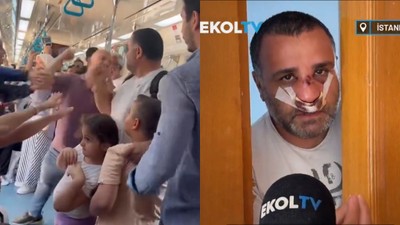 Marmaray'da yumruklu saldırıya uğrayan baba konuştu: Çocuklarımın psikolojisi çok kötü