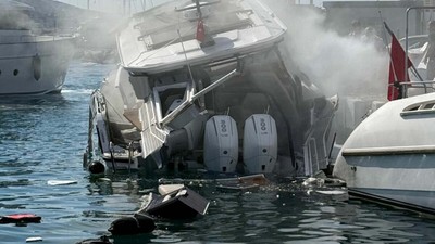Bodrum marinada teknede patlama! Yaralılar var