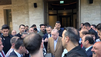 Cumhurbaşkanı Erdoğan bayram namazını Marmaris'te kıldı