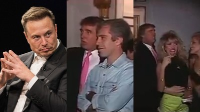 Elon Musk, Trump'ın 1992'de Jeffrey Epstein ile parti yaptığı görüntüleri paylaştı