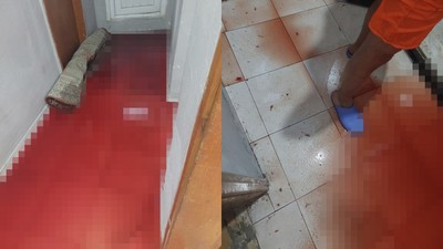 Gaziosmanpaşa'da kanalizasyondan gelen kurban kanı 2 daireyi bastı