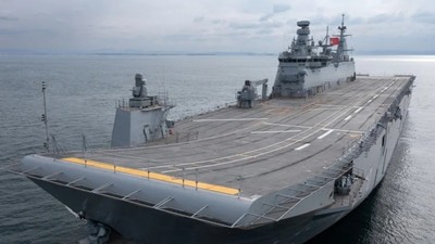 Türkiye'nin ilk yerli uçak gemisi dünya basınında
