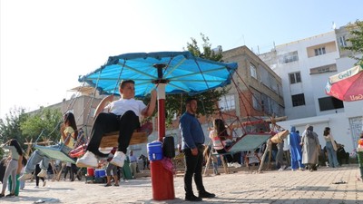 Kilis'te geleneksel bayram yeri eğlencesi