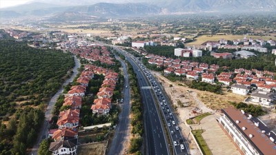 Kurban Bayramı tatilinin son günlerinde Muğla'da dönüş trafiği
