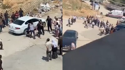 1 kişinin öldüğü akraba ailelerin silahlı 'arazi' kavgası kamerada