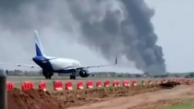 Hindistan'da yolcu uçağı düştü: 244 yolcu bulunuyordu