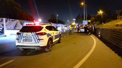 Kontrolden çıkan motosiklet uygulama noktasına girdi: 5'i polis 6 yaralı