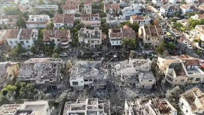 İsrail'deki yıkım gün ağarınca ortaya çıktı