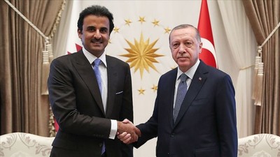 Cumhurbaşkanı Erdoğan Katar Emiri'yle görüştü: Netanyahu bölgenin güvenliği için en büyük tehdit