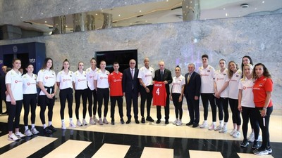 Cumhurbaşkanı Erdoğan, Filenin Sultanları'nı kabul etti