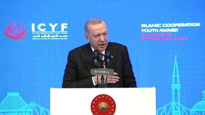Cumhurbaşkanı Erdoğan, "İslam İşbirliği Teşkilatı Gençlik Forumu"nda