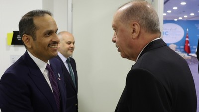 Cumhurbaşkanı Erdoğan, Katar Başbakanı'nı kabul ettif