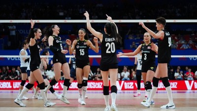 Filenin Sultanları VNL'de İstanbul'daki 3. maçta Güney Kore'yi 3-0 mağlup etti