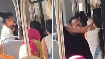 Çarşaflı anneye otobüste saldırı: Defolun bu ülkeden