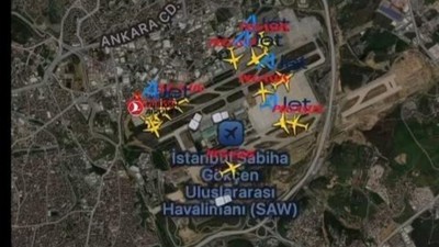 Sabiha Gökçen Havalimanı'nda pilot ile kule arasında 'Doha' görüşmesi: 'Doha şu anda kapalı efendim'