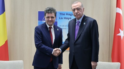 Cumhurbaşkanı Erdoğan'ın Romanya Cumhurbaşkanı ile görüştü