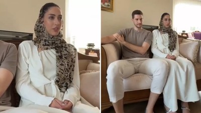Gelinden ilginç mehir! Damat terledi, imamdan müdahale gecikmedi