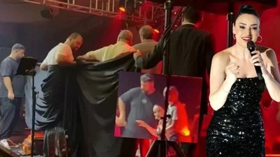 Sevcan Orhan Kıbrıs sahnesinde fenalaştı