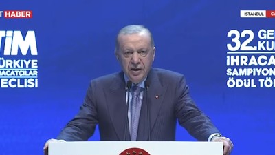 Cumhurbaşkanı Erdoğan, ihracat şampiyonlarıyla buluştu! Ali Koç'a 3 ödül birden