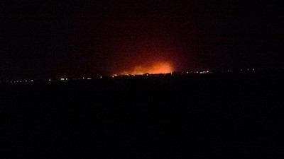 Mersin'de Göksu Deltası Kuş Cenneti’nde sazlık yangını