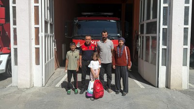 5 yaşındaki Aslı köyü yanmaktan kurtardı