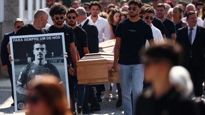 Futbol dünyası Diogo Jota’yı uğurladı: Gözyaşları sel oldu