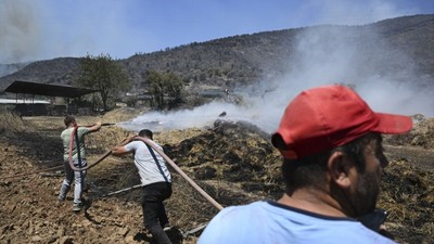 Ödemiş’te alevler köyleri yuttu: Canımızı zor kurtardık