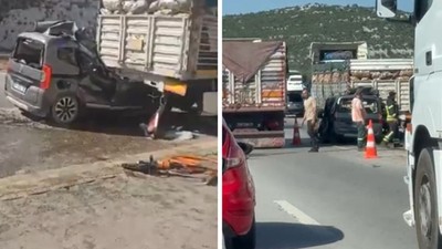 Adana'da katliam gibi kaza! TIR'a arkadan çarpan araçtaki 5 kişi hayatını kaybetti