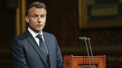 Macron'dan çağrı: Filistin devletini tanımak için seslerimizi birleştirmeliyiz