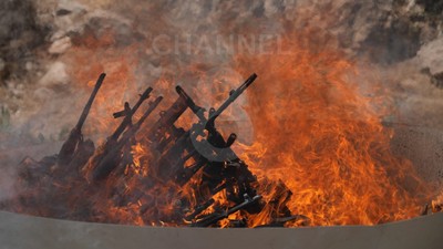 PKK'nın silah yakmasının ardından Cumhurbaşkanı Erdoğan'dan ilk açıklama