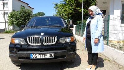 Aracın plakasını görenler şaşırıp kalıyor: 06 RTE 06 Giresun'da
