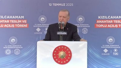 Cumhurbaşkanı Erdoğan'dan Kızılcahamam Toplu Açılış ve Anahtar Teslim Töreni'nde önemli açıklamalar