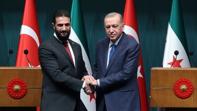 Cumhurbaşkanı Erdoğan, Suriye Cumhurbaşkanı Şara ile görüştü: İsrail tüm bölge için bir tehdit!