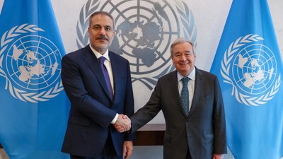 Dışişleri Bakanı Fidan, BM Genel Sekreteri Guterres ile ABD'de görüştü