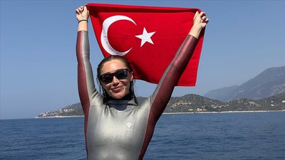 Şahika Ercümen, Serbest Dalış Türkiye Şampiyonası'nda 4 altın madalya kazandı