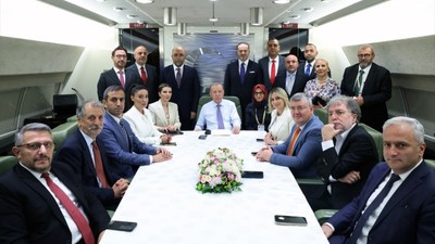 Cumhurbaşkanı Erdoğan, KKTC dönüşü uçakta gazetecilerin sorularını yanıtladı: LGS iddiaları çok büyük terbiyesizlik