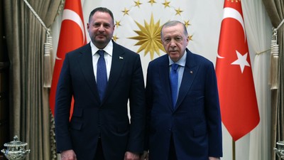 Cumhurbaşkan Erdoğan, Andriy Yermak'ı kabul etti