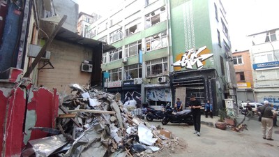 Beyoğlu'ndaki patlamanın izleri gün aydınlanınca ortaya çıktı