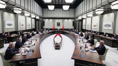 Kabine toplantısı, Cumhurbaşkanı Erdoğan başkanlığında başladı