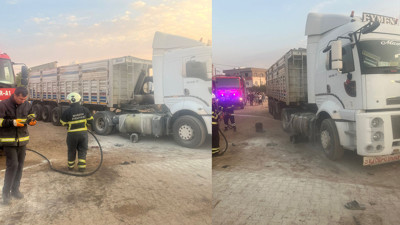 Mardin'de TIR'ın yakıt deposu patladı: 7 yaralı