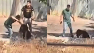 Ümraniye'de sokak ortasında kafasına silah dayadığı kadını darp etti
