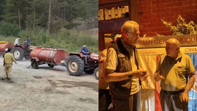 Patlak tekerleğiyle yardıma gitmişti! Bursa'daki örnek çiftçiye tanker hediye edildi