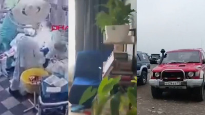 Rusya'da 8,8 büyüklüğünde deprem | Yaşanan sarsıntı ve korku kamerada