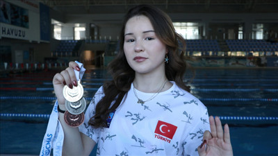 Serbest dalışta dünya şampiyonu olan Ece Akgün'ün hedefi yeni başarılar elde etmek