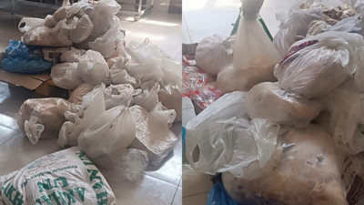 Elazığ'da mide bulandıran görüntü! Kilolarca bozulmuş tavuk eti ele geçirildi