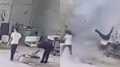 Iğdır’da facia: Hava basılırken patlayan lastik can aldı