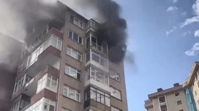Kadıköy’de 10 katlı binada yangın! Çok sayıda itfaiye ekibi sevk edildi