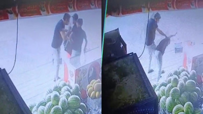 Mahalle bekçisi, markette çalışan çocuğu acımasızca dövdü: Sebebi sipariş verdiği marul
