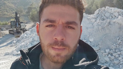 Mermer bloğunun altında kalan genç mühendis hayatını kaybetti