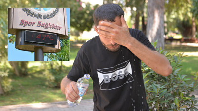 Sıcaklıkların 47 dereceyi bulduğu Adana'da bir vatandaş isyan etti: Halüsinasyon görüyoruz